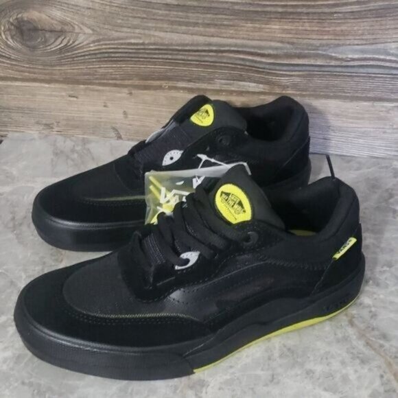 New Vans Wayvee Mens Black Skateboarding Shoes Size 7.5 Classic Skater Grunge - Picture 7 of 10